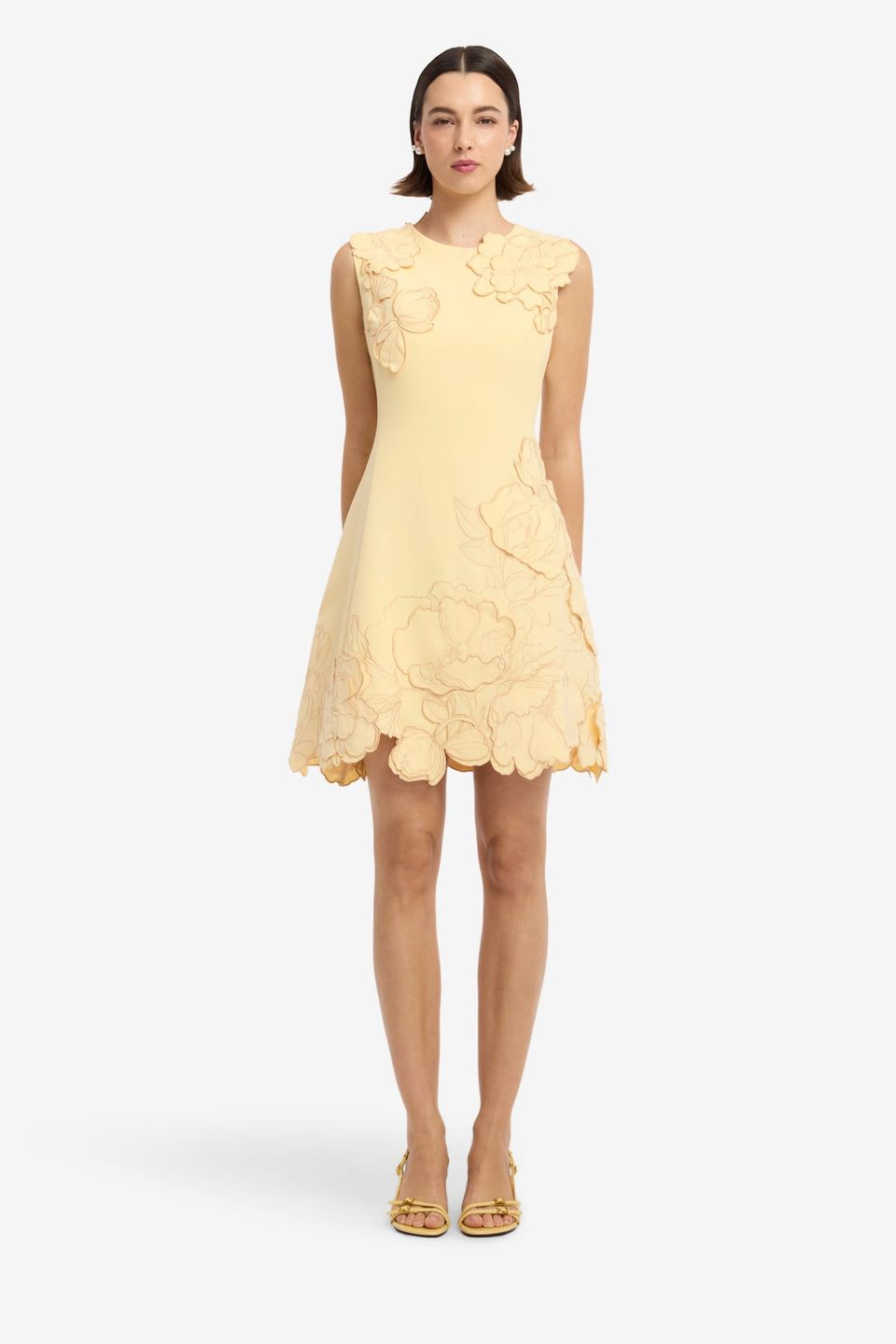 Chloe Applique Sleeveless Mini Dress - Butter Dress Mini
