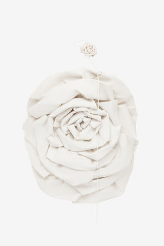 Exclusive Leo Lin Bloom Rose Mini Dress - Vanilla