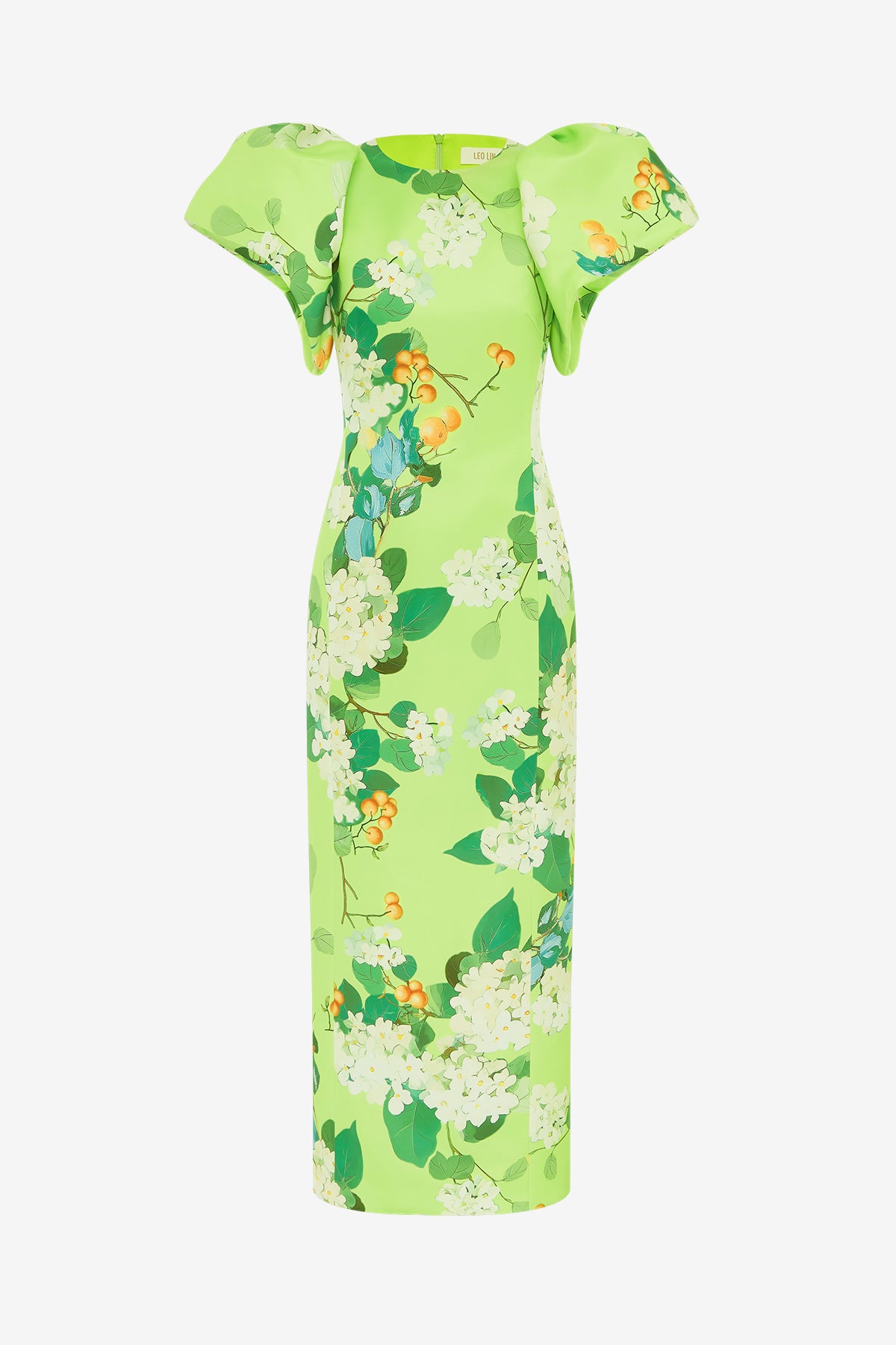 liiisa様 Lucinda Printed Maxi Dress - Hydrangea in Lime – LEO LIN