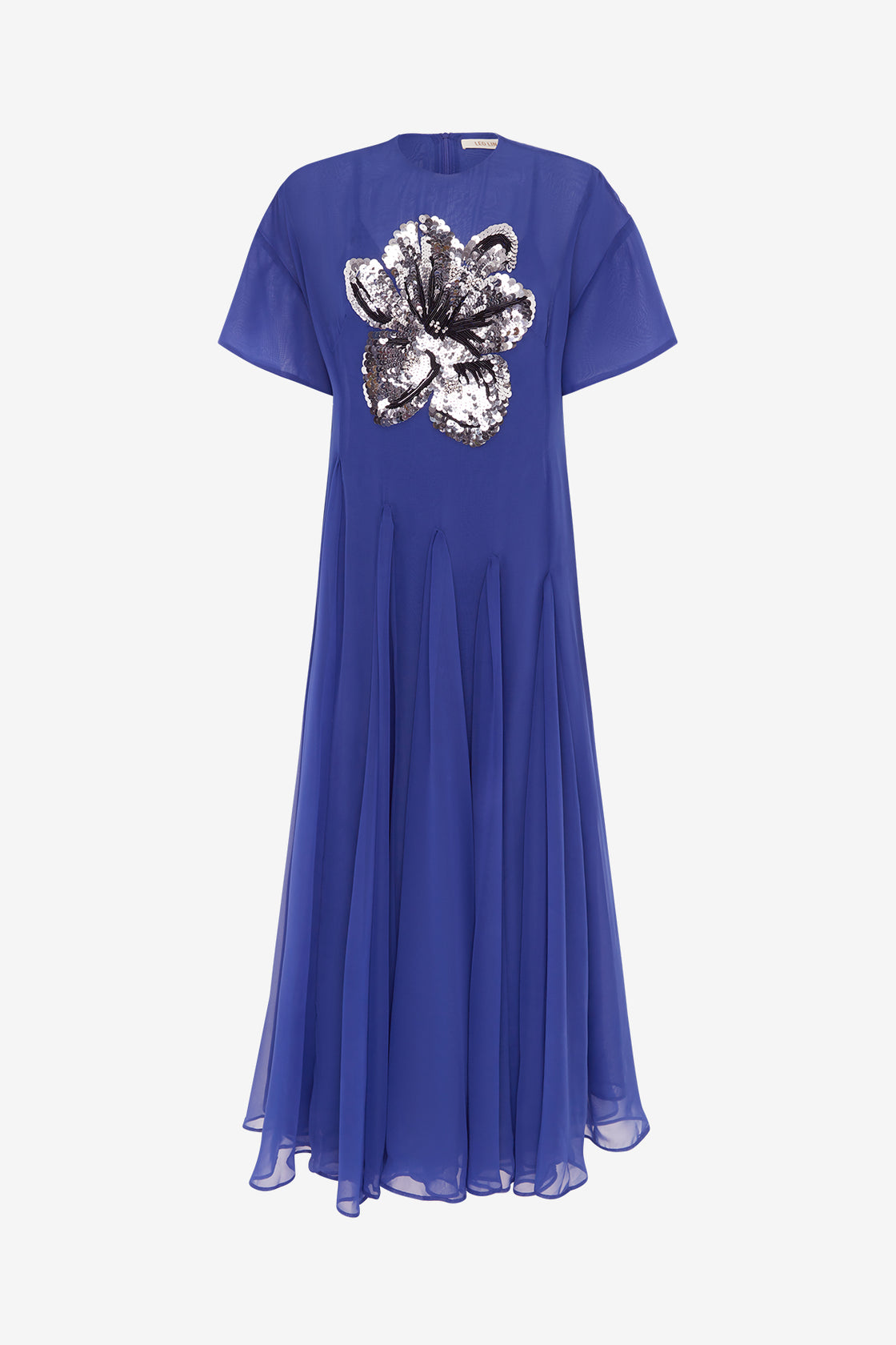 Exclusive LEO LIN Desiree Embellished Midi Dress - Sapphire