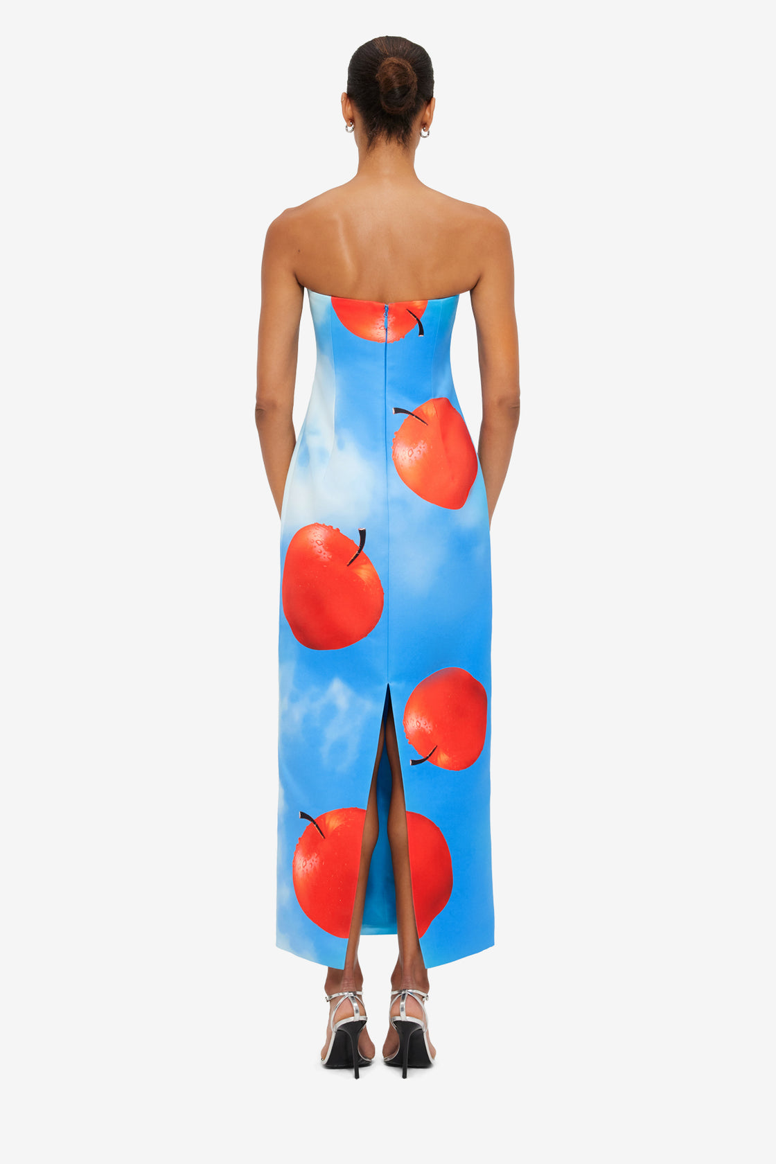 Exclusive LEO LIN Rayna Printed Bustier Maxi Dress - Apple