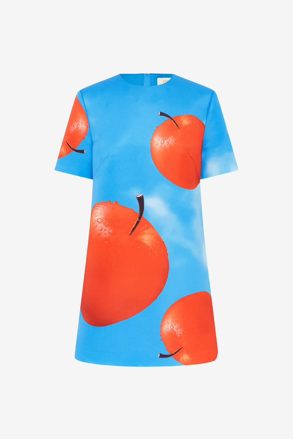 Exclusive LEO LIN Alexa T-Shirt Mini Dress - Apple Print
