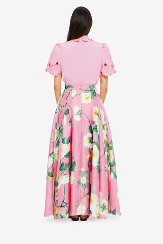 Exclusive LEO LIN Reinette Skirt - Camelia Print