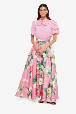 Exclusive LEO LIN Reinette Skirt - Camelia Print