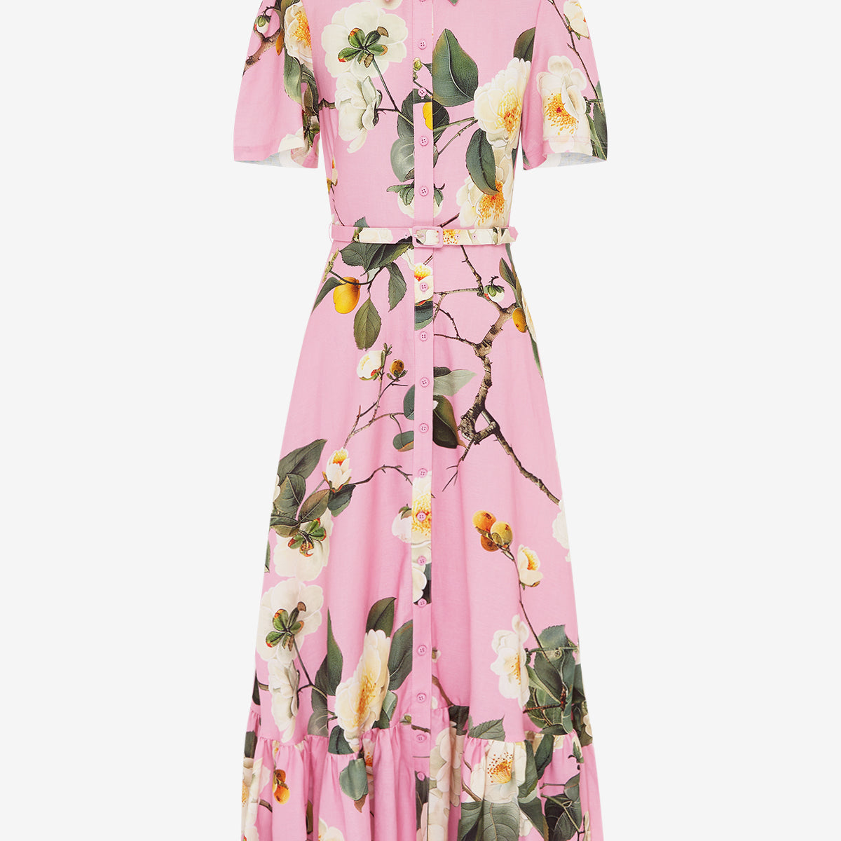 leo lin Bianca Short Sleeve Midi Dress | Clothing leo lin Bianca Short Sleeve Midi Dress | Clothing