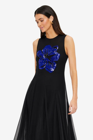 Exclusive LEO LIN Linnea Embellished Maxi Dress - Ebony