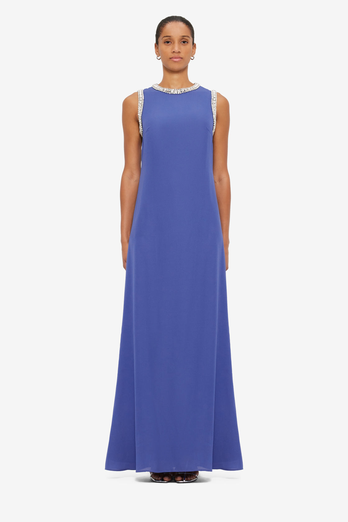 Exclusive LEO LIN Sylvette Embellished Maxi Dress - Sapphire