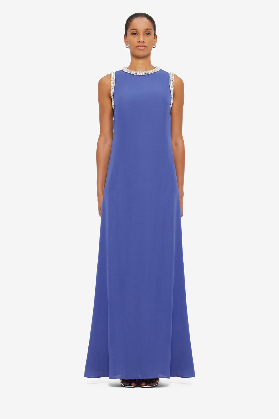 Exclusive LEO LIN Sylvette Embellished Maxi Dress - Sapphire