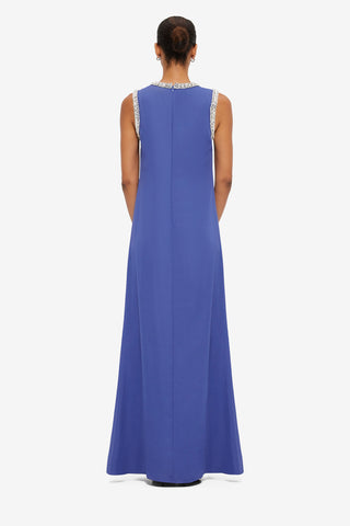 Exclusive LEO LIN Sylvette Embellished Maxi Dress - Sapphire