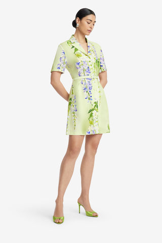 Exclusive LEO LIN Brigitte Mini Dress - Wisteria Print