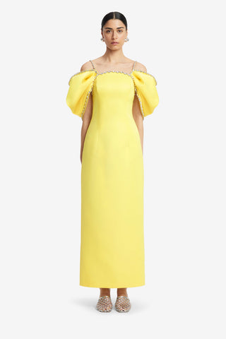 Exclusive LEO LIN Arabella Embellished Maxi Dress - Sunshine