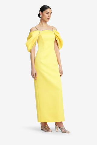 Exclusive LEO LIN Arabella Embellished Maxi Dress - Sunshine