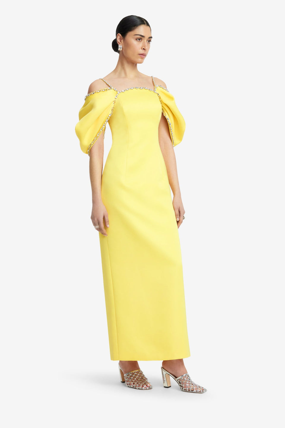 Exclusive LEO LIN Arabella Embellished Maxi Dress - Sunshine