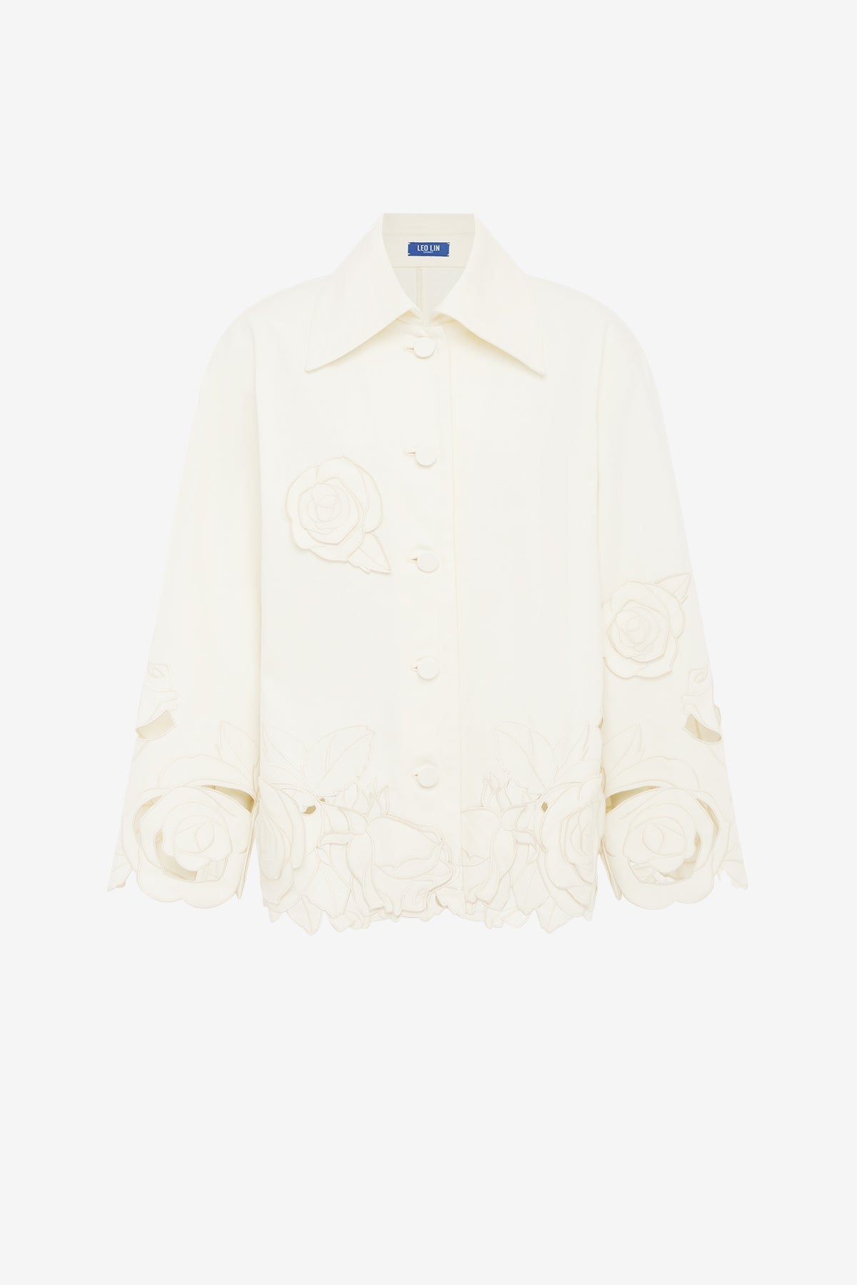 Jayna Appliqué Jacket - Snow – LEO LIN