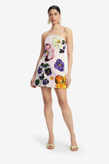 Zaria Beaded Bustier Mini Dress - Wildbloom 