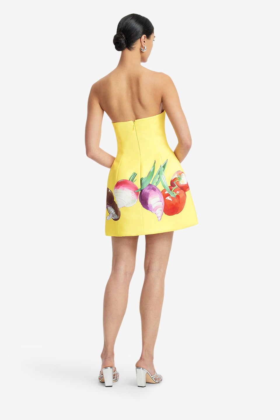 Exclusive LEO LIN Zaria Bustier Mini Dress - Harvest Print