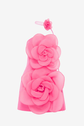 Floret Mini Dress - Fuchsia Dress Mini