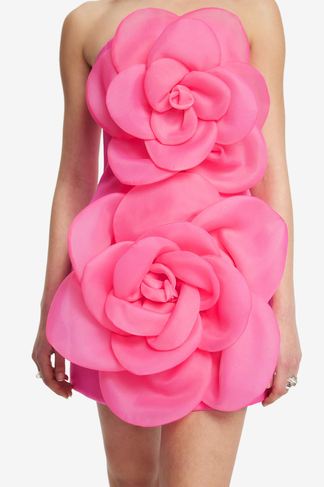 Floret Mini Dress - Fuchsia Dress Mini