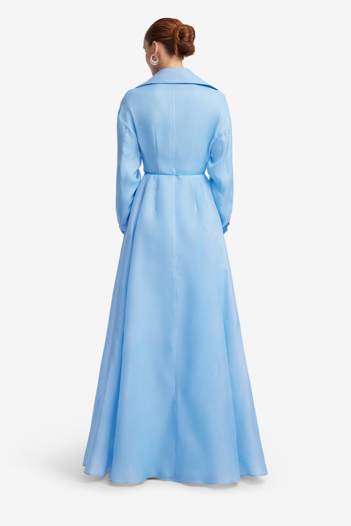 Exclusive LEO LIN Josephine Silk Gown - Pastel Blue