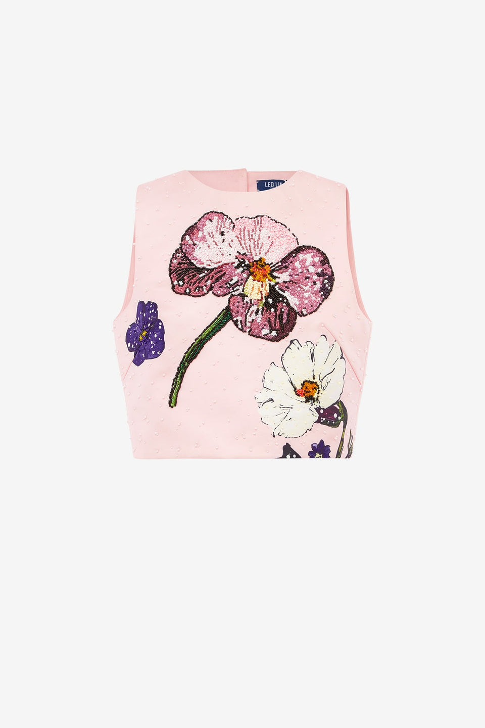 Exclusive LEO LIN Iris Embellished Top - Wildbloom