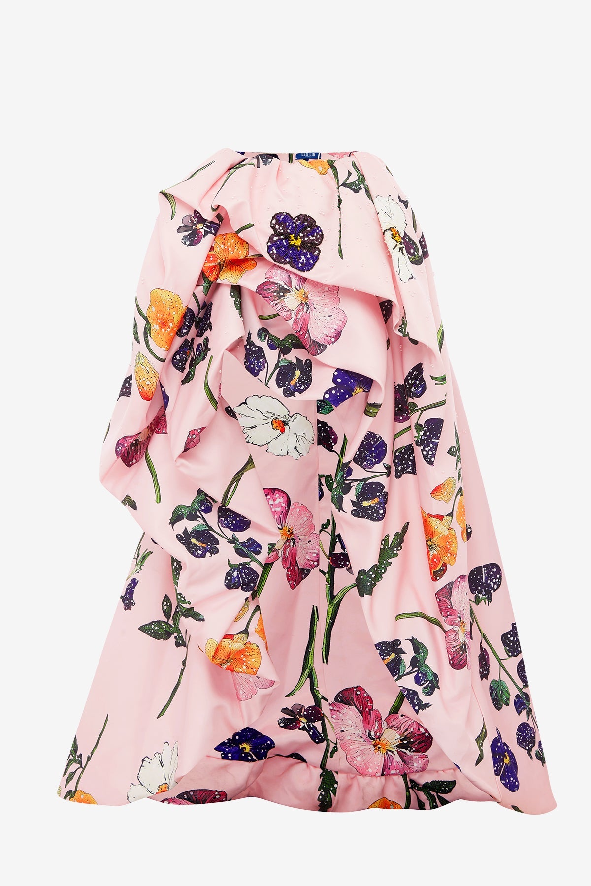 スカート siiilon FLOWER frill skirt Fiorella Embellished Voluminous Skirt - Wildbloom – LEO LIN