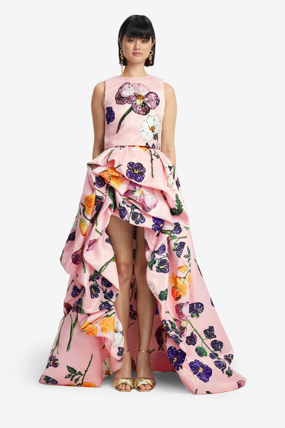 Fiorella Embellished Voluminous Skirt - Wildbloom – LEO LIN