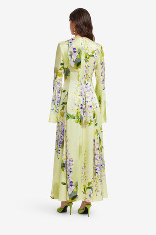 Exclusive LEO LIN Francesca Maxi Dress - Wisteria Print