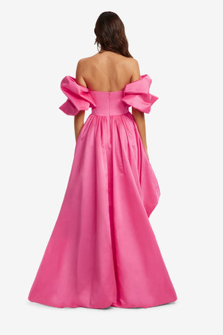 Myriam Voluminous Gown - Fuchsia Dress Maxi