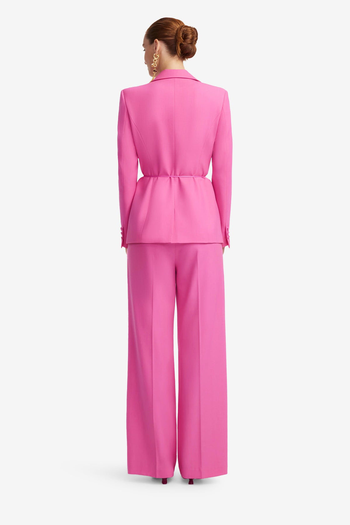Elisha Wide Leg Pants - Fuchsia Pants