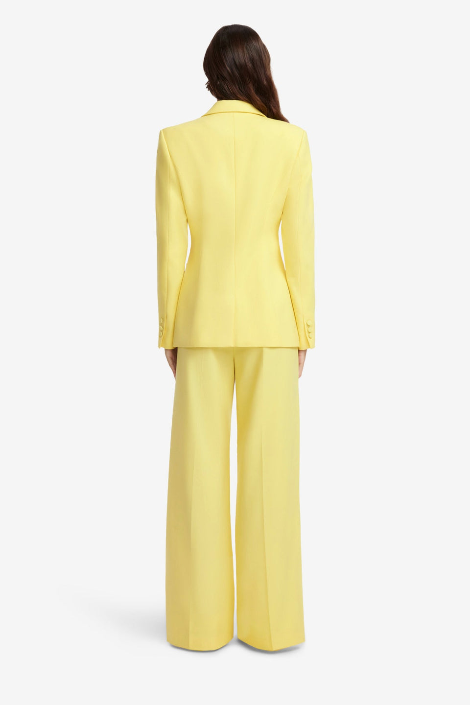 Exclusive LEO LIN Vesper Fitted Blazer - Limoncello