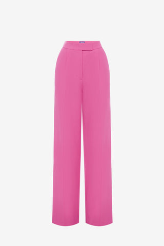Elisha Wide Leg Pants - Fuchsia Pants