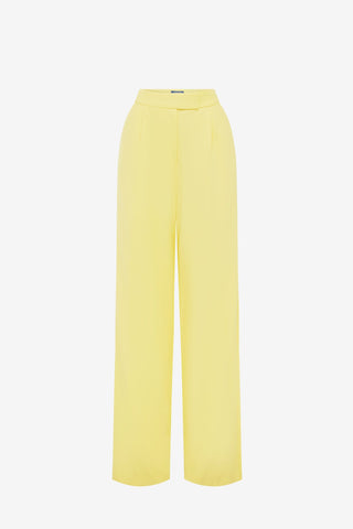 Exclusive LEO LIN Vesper Fitted Blazer - Limoncello