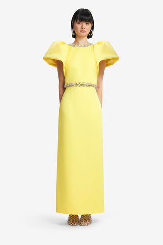 Exclusive LEO LIN Kyra Embellished Maxi Skirt - Sunshine