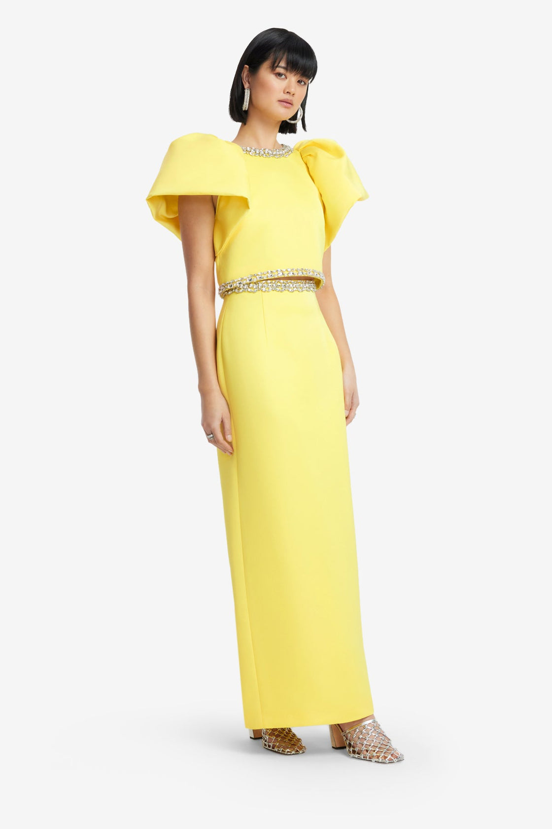 Exclusive LEO LIN Lucia Embellished Top - Sunshine