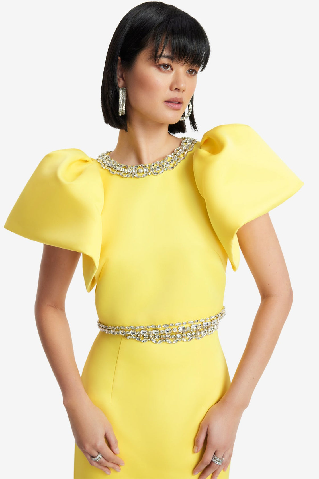 Exclusive LEO LIN Lucia Embellished Top - Sunshine
