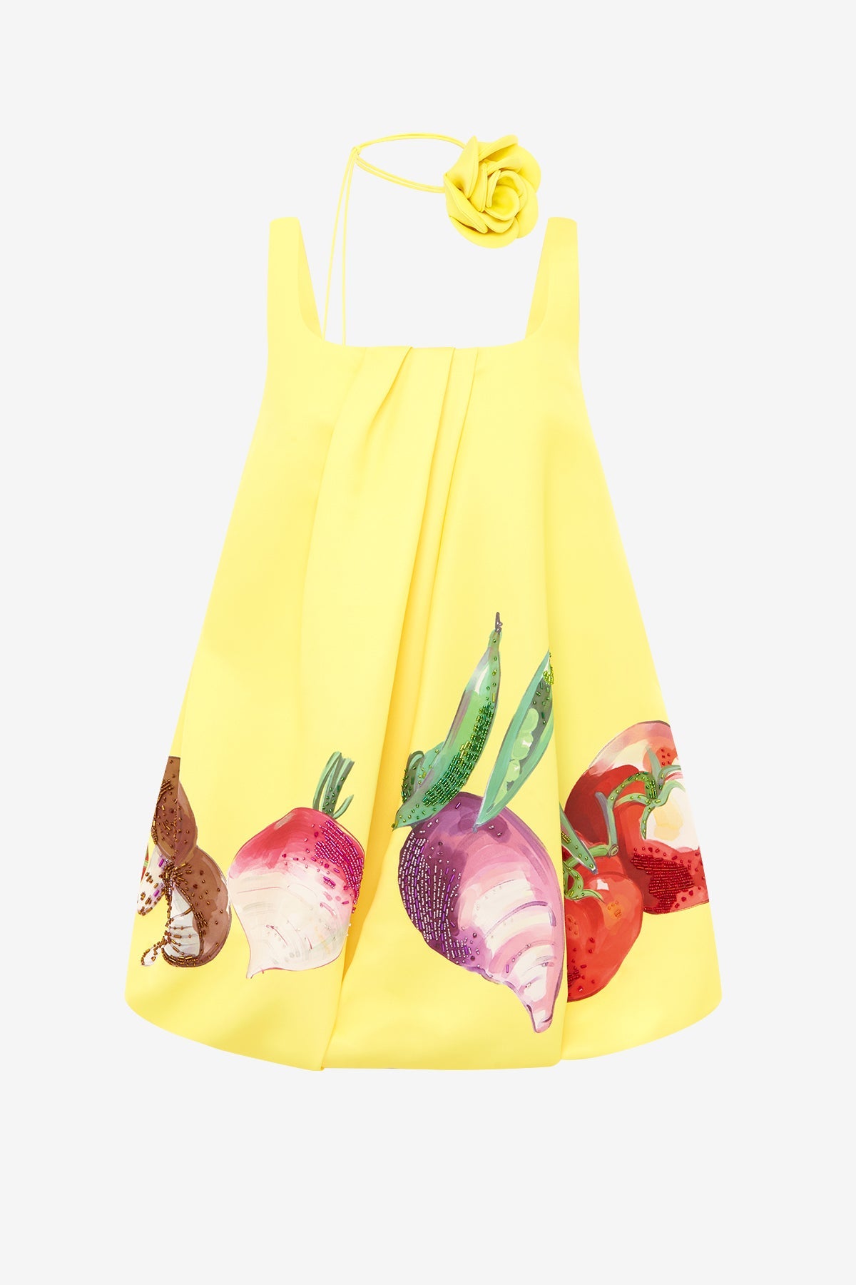 Suki Puff Mini Dress - Harvest Print – LEO LIN