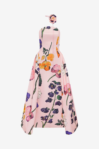 Violet Bustier Maxi Dress - Wildbloom Dress Maxi