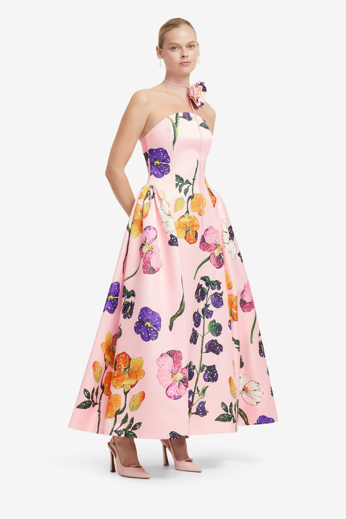 Violet Bustier Maxi Dress - Wildbloom Dress Maxi