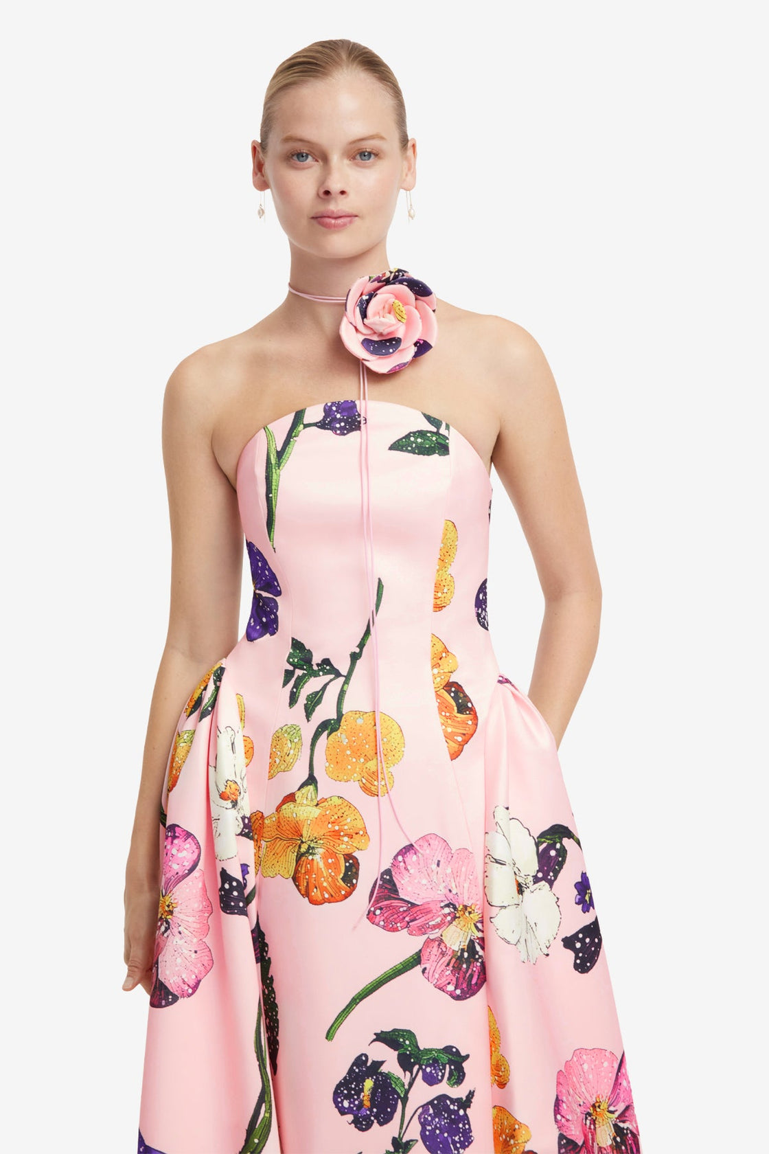 Violet Bustier Maxi Dress - Wildbloom Dress Maxi