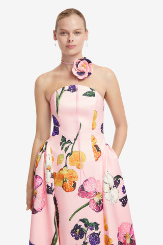 Violet Bustier Maxi Dress - Wildbloom Dress Maxi