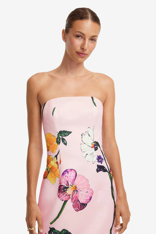 Rayna Printed Bustier Maxi Dress - Wildbloom Dress Maxi