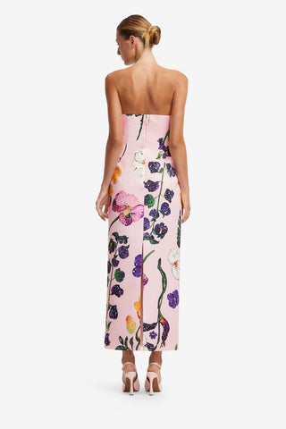Rayna Printed Bustier Maxi Dress - Wildbloom Dress Maxi