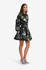 Kaity Skirt - Vine Print in Ebony Skirts