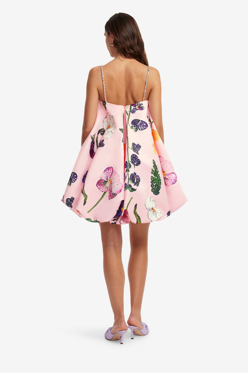 Exclusive LEO LIN Patsy Embellished Puff Mini Dress - Wildbloom