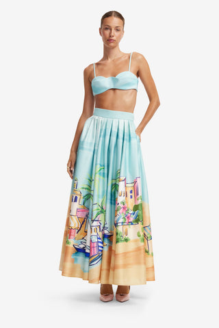 Julia Bralette - Voyage Print Tops
