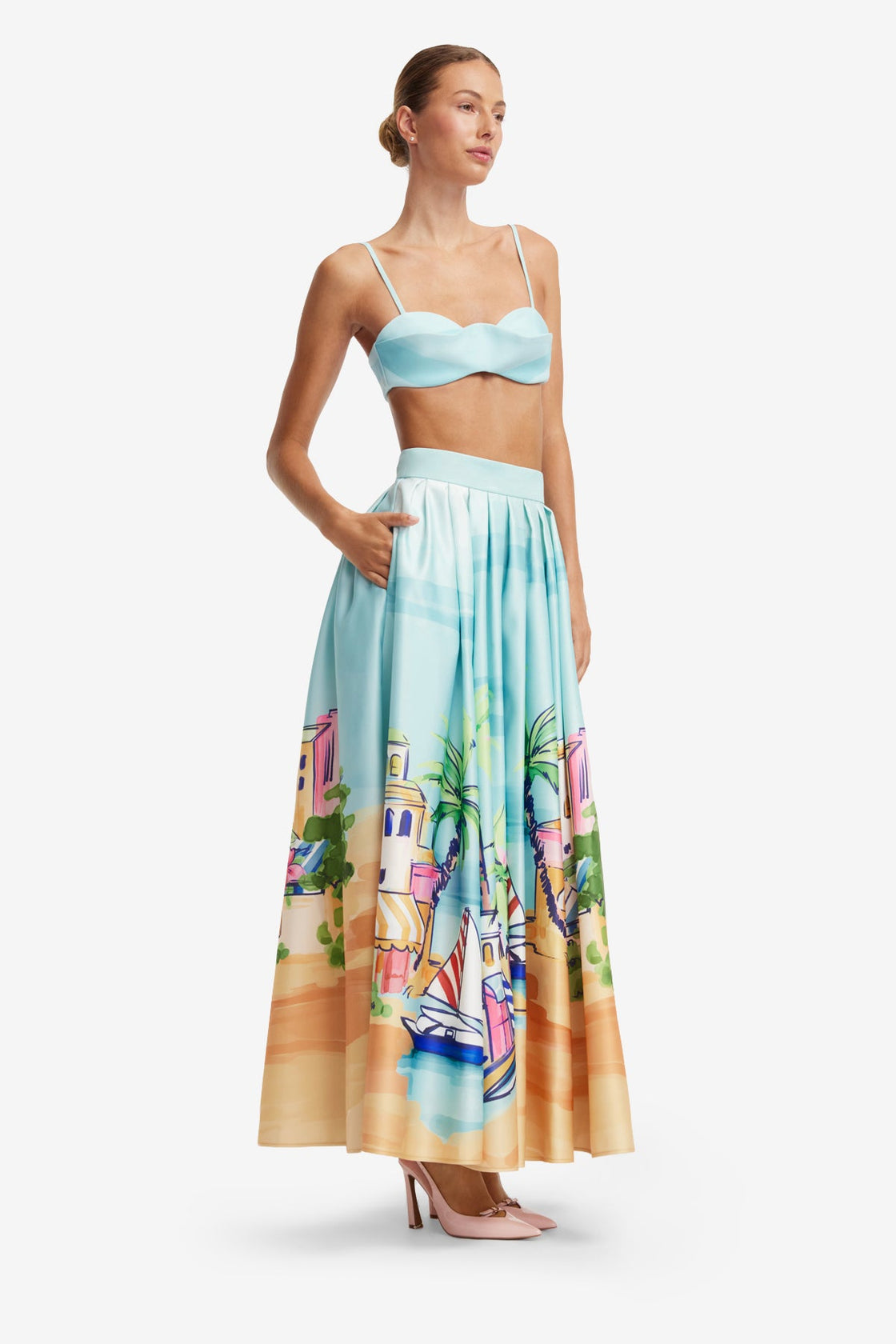Reinette Skirt - Voyage Print Skirts