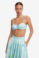 Julia Bralette - Voyage Print Tops