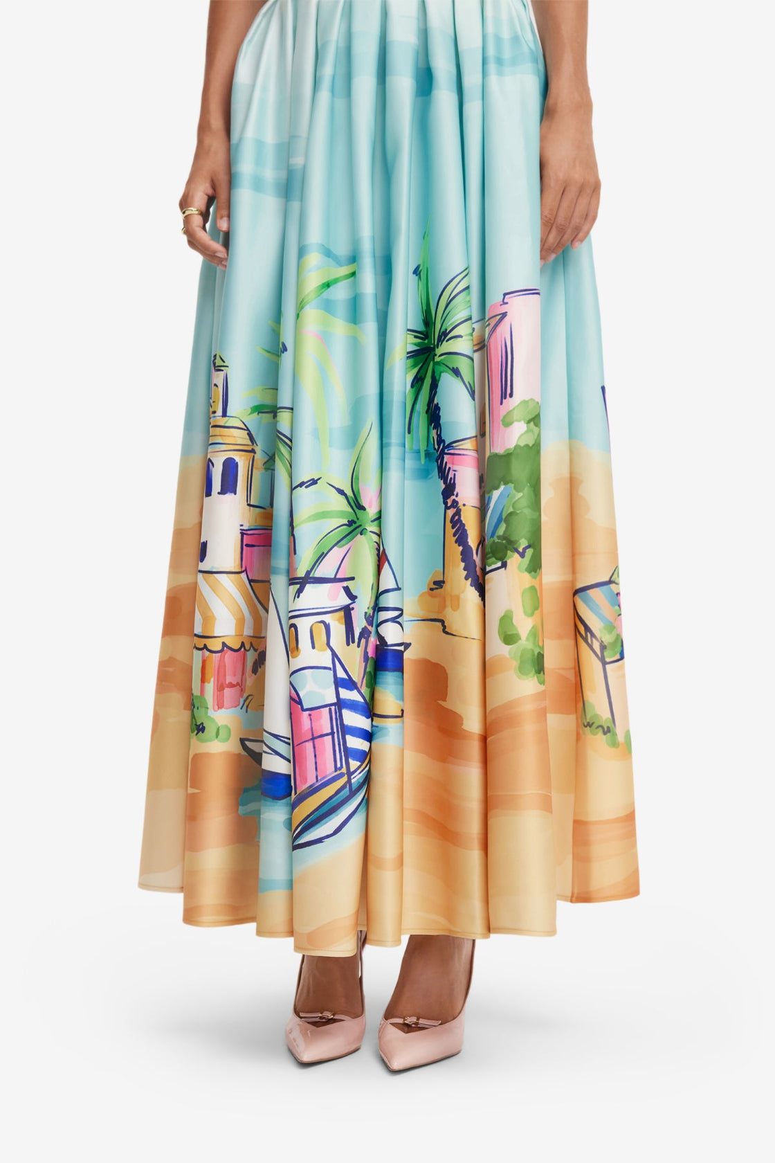 Reinette Skirt - Voyage Print Skirts